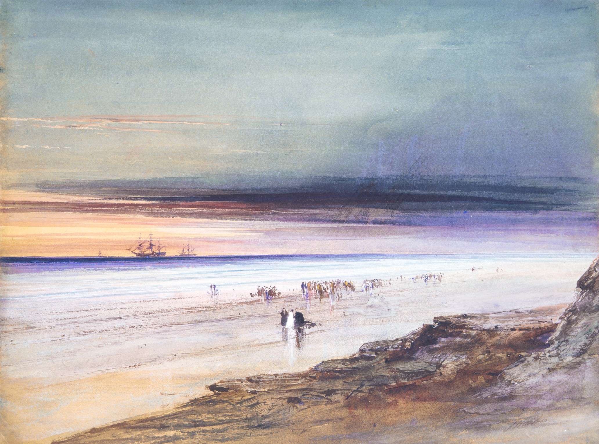 Beach Scene, James Hamilton