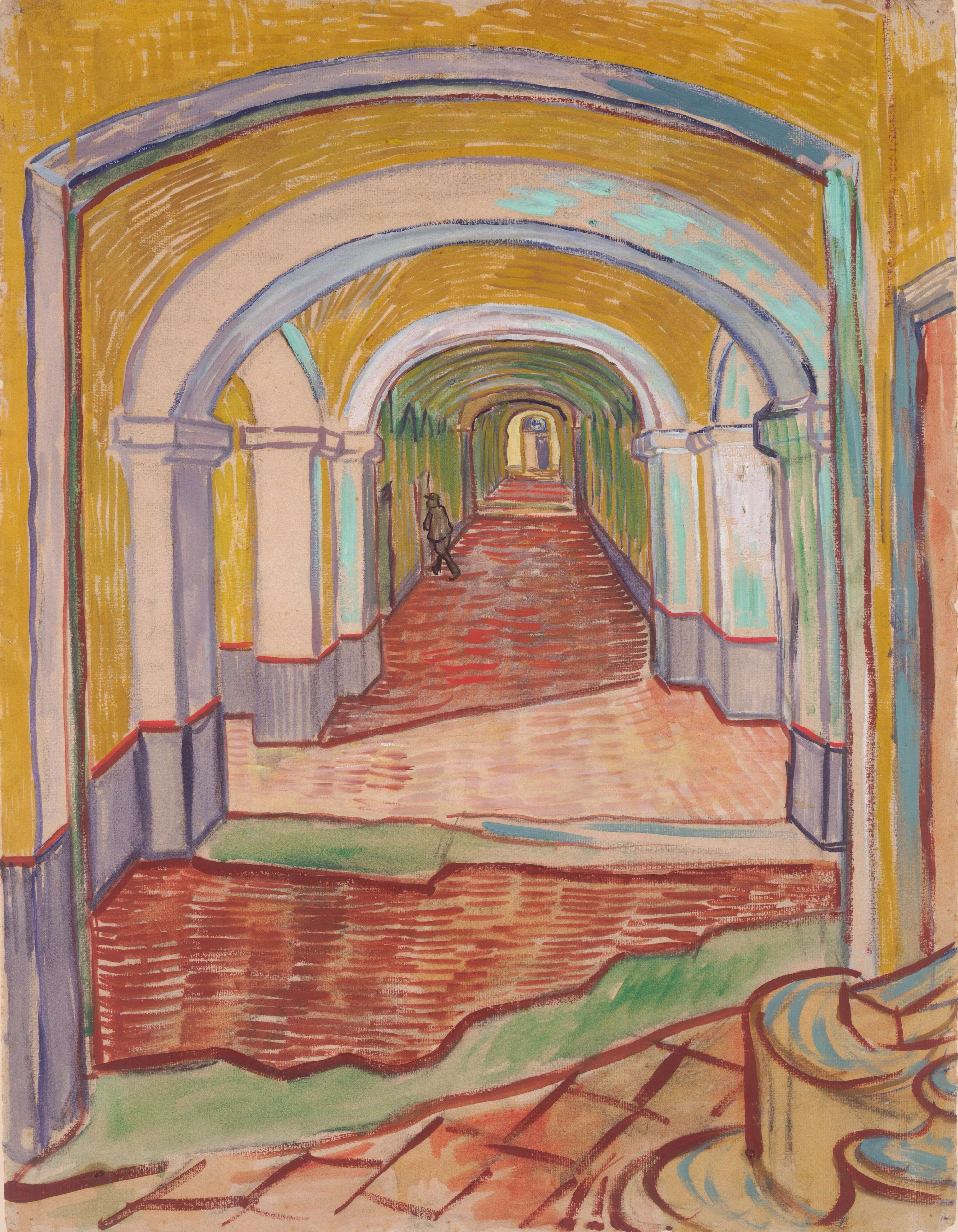 Corridor in the Asylum, Vincent van Gogh