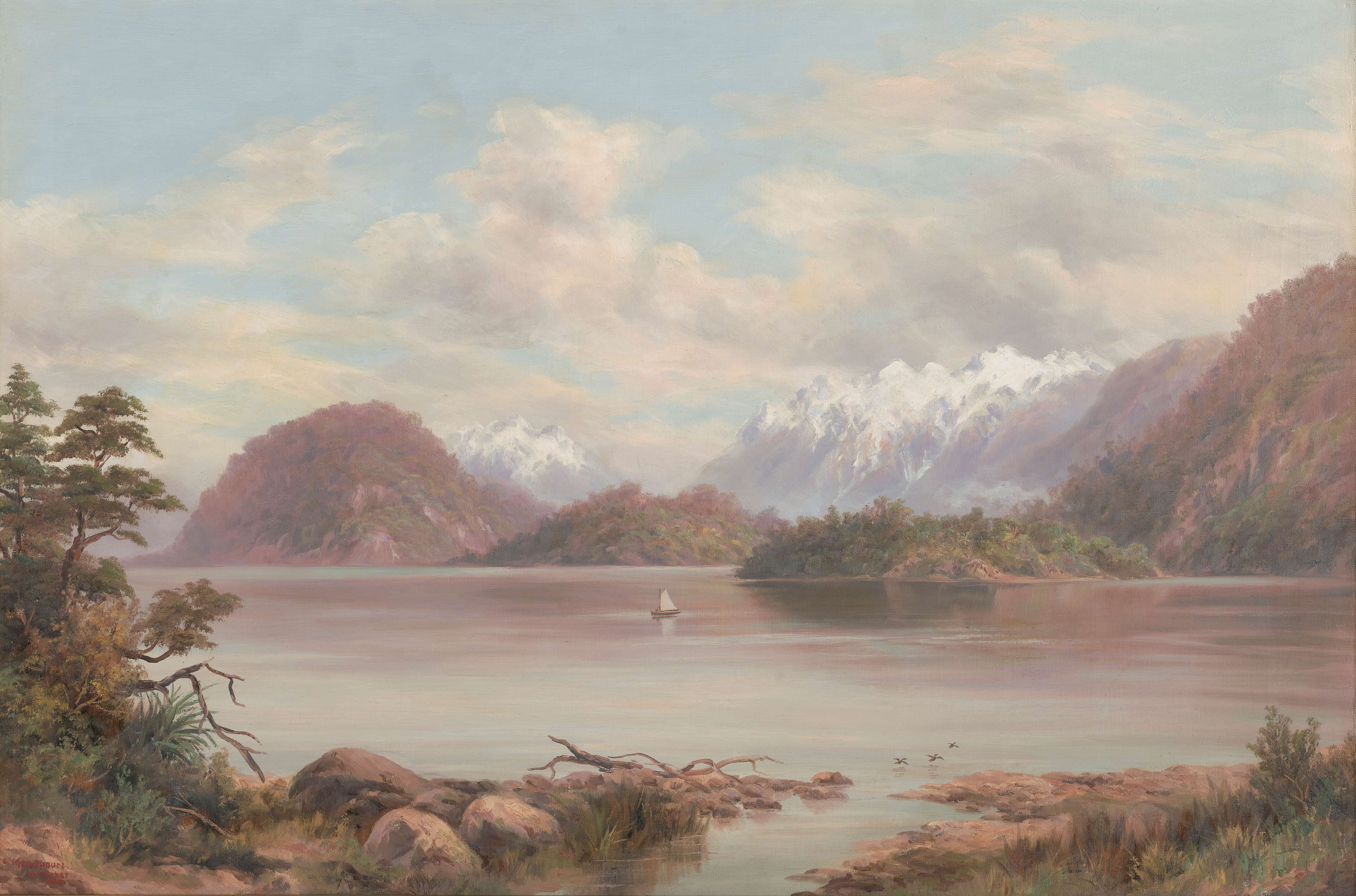 Lake Manapouri, William Baker