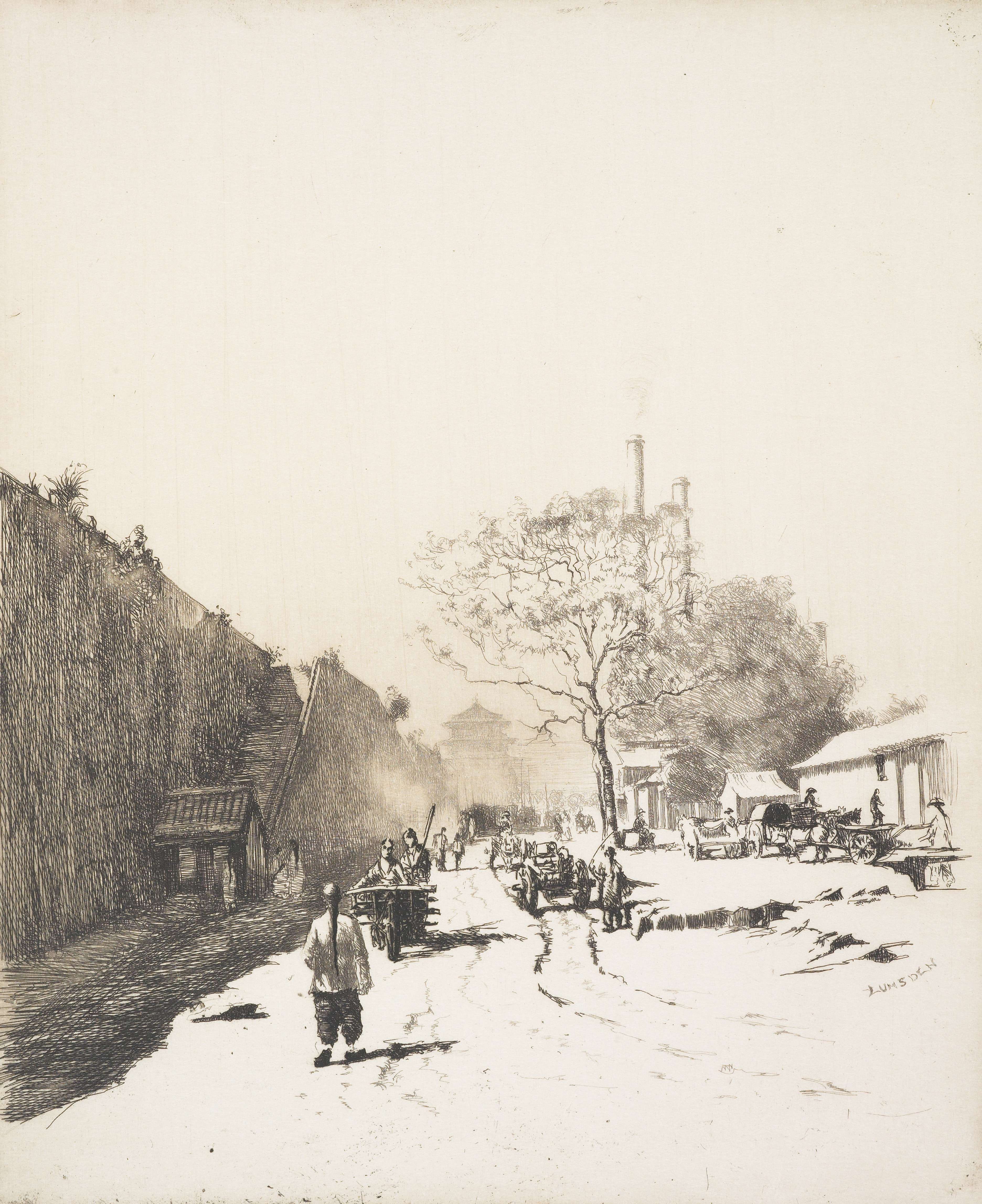 Peking City Wall, Ernest Stephen Lumsden