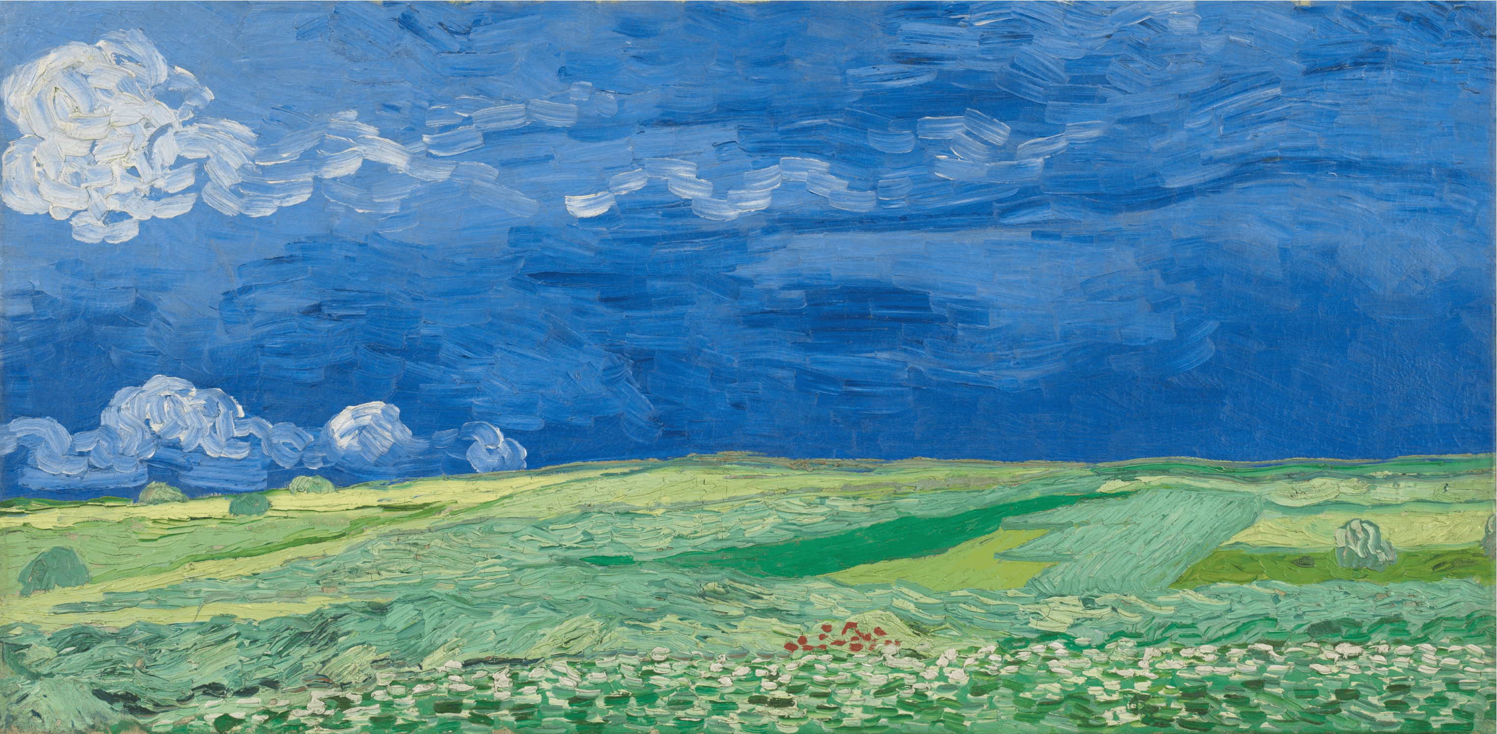 Wheatfield under Thunderclouds, Vincent van Gogh