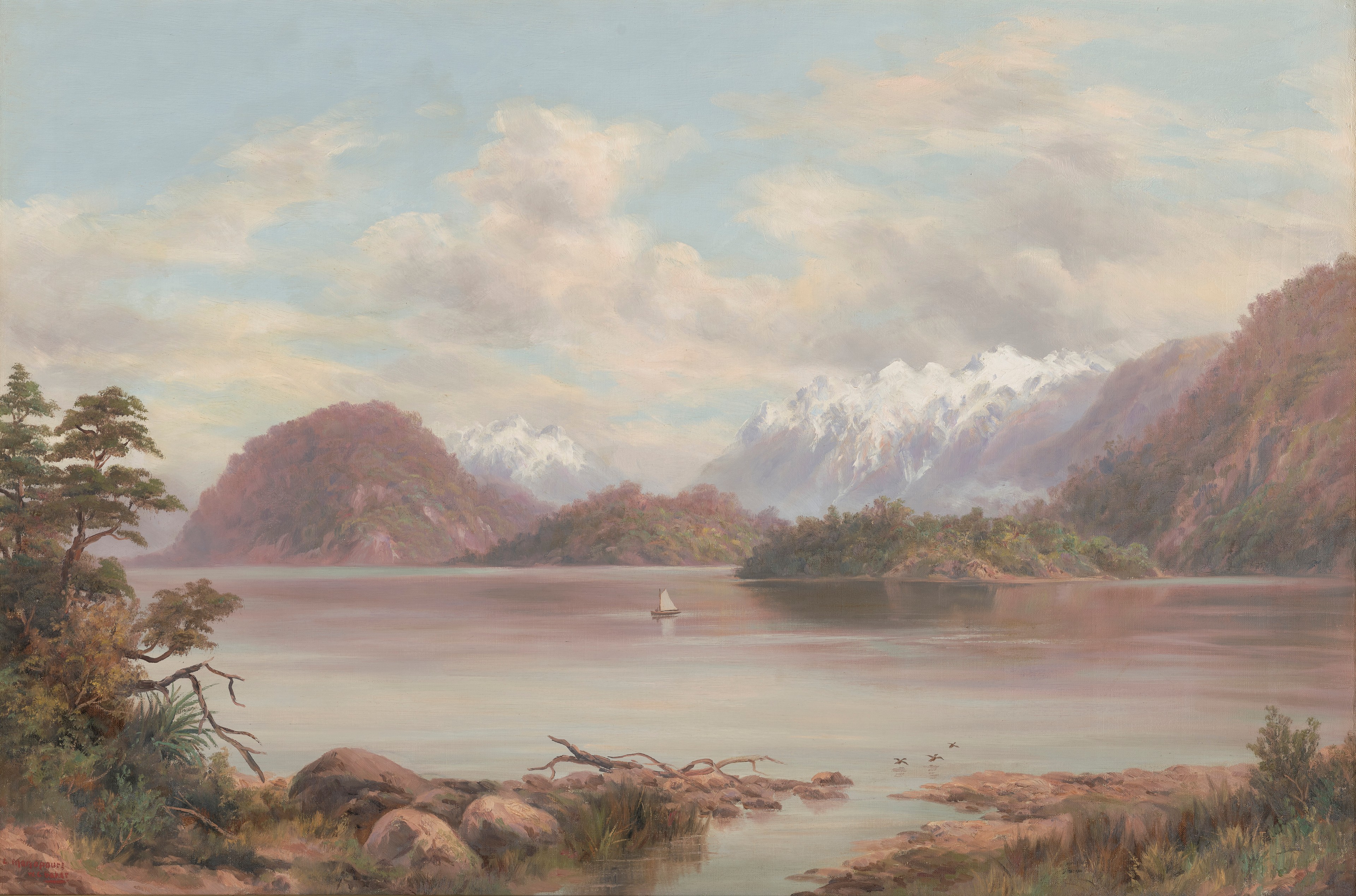 Lake Manapouri, William Baker