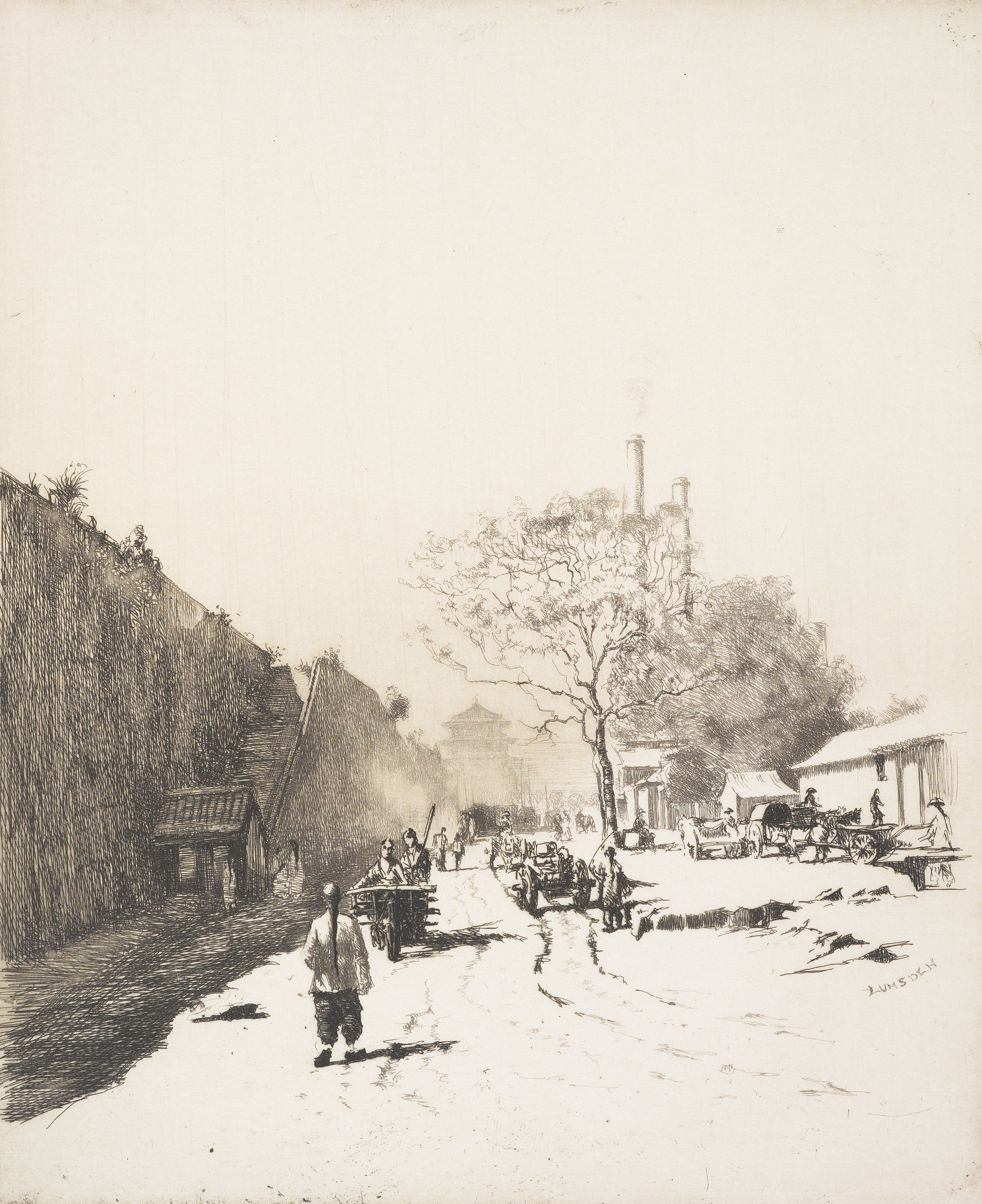 Peking City Wall, Ernest Stephen Lumsden
